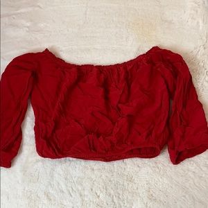 Off shoulder pacsun top